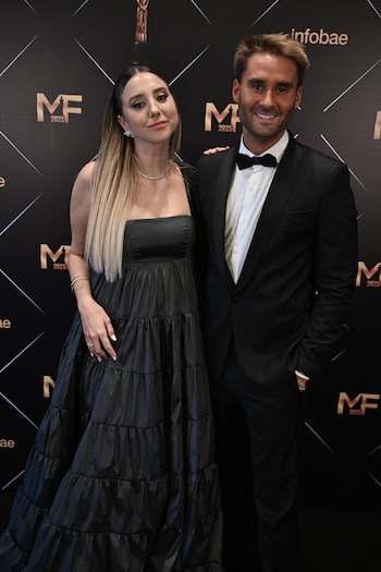 Bernarda Cella llevó un vestido