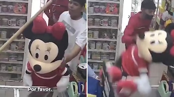 Jóvenes roban peluche de Minnie en papelería de Chalco: así es cómo lograron engañar a la vendedora para escapar con el juguete