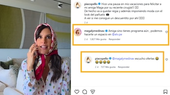 ¿María Pía Copello no firmó