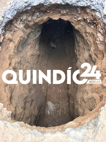 Los túneles fueron detectados en el perímetro de los Eron de Calarcá e Ibagué tras una alerta que permitió ubicar el punto de excavación - crédito Quindío 24 horas / Facebook