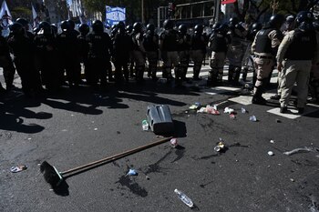 Nuevos incidentes entre los manifestantes