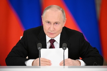 El presidente ruso, Vladimir Putin,