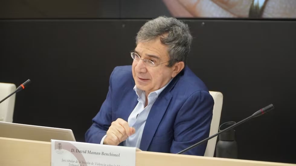 El juez David Maman Benchimol, en la jornada formativa en el Colegio de Abogados de Madrid (Ilustre Colegio de Abogacía de Madrid)