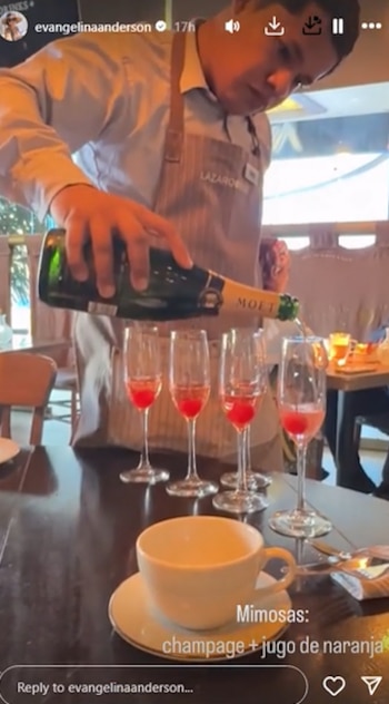 El sorprendente desayuno con champagne