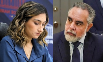 Laura Sarabia y Armando Benedetti