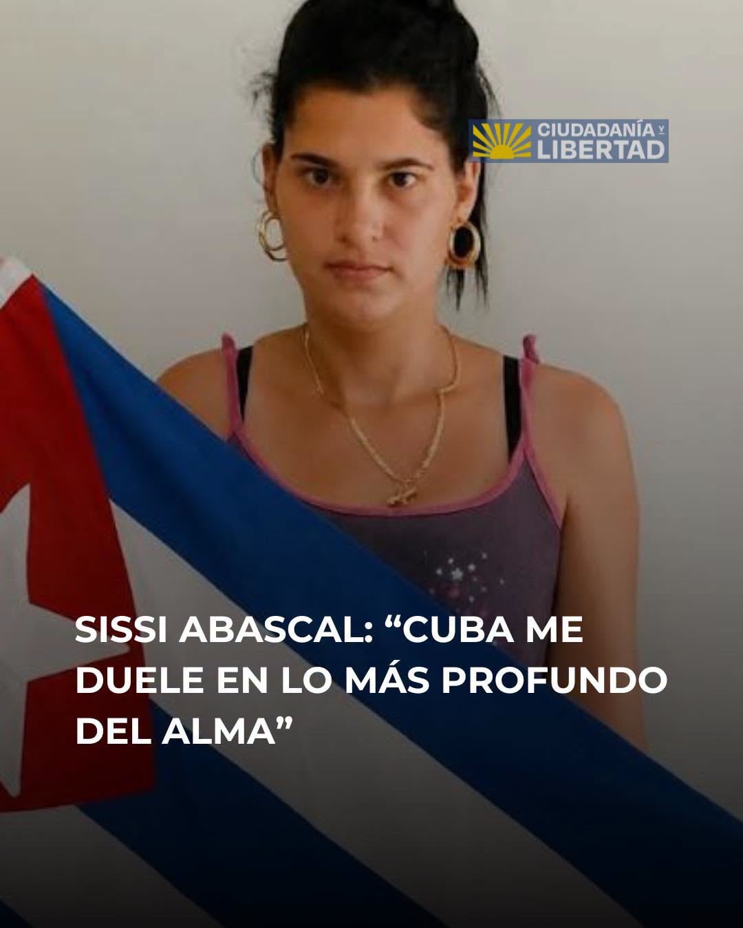 Las autoridades trasladaron a la integrante más joven de las Damas de Blanco directamente desde el penal hacia el aeropuerto. (Cortesía: Ciudadanía y Libertad)