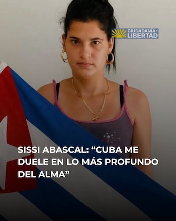 Las autoridades trasladaron a la integrante más joven de las Damas de Blanco directamente desde el penal hacia el aeropuerto. (Cortesía: Ciudadanía y Libertad)