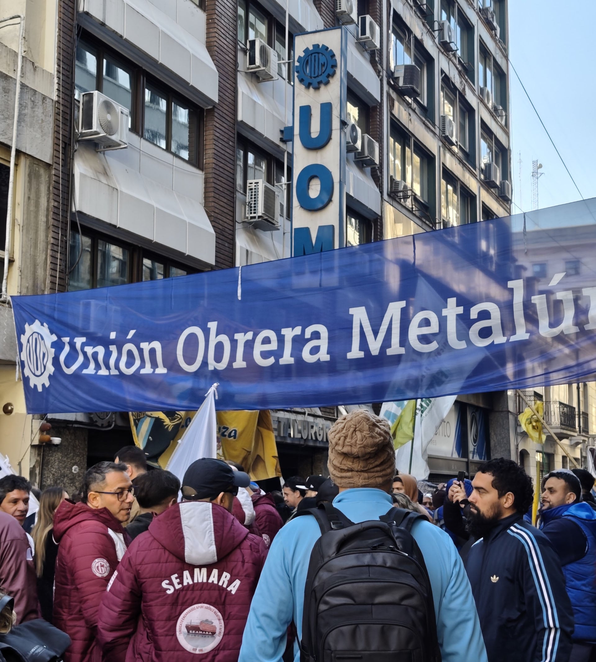 Diversos sindicatos participaron el martes pasado del