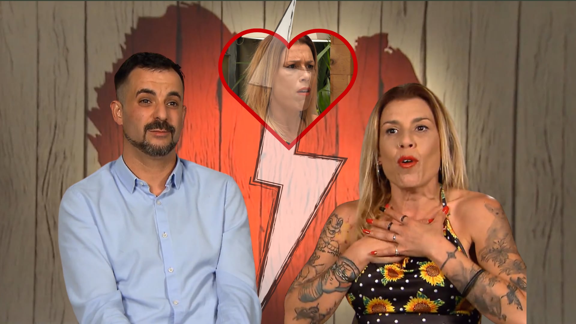 La cita entre Estefanía y Rodrigo en First Dates (Montaje Infobae, Cuatro)