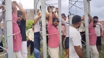 India: 5 personas detenidas por atar a una torre y agredir a un técnico de telefonía tras 2 años de reclamos sin resolver