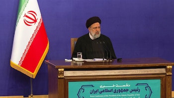 El presidente iraní, Ebrahim Raisi.