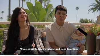 Alejandra Gaxiola junto a Jaime