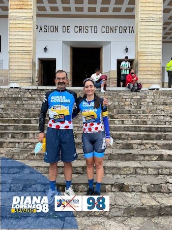 Candidata Diana Gómez y Rodolfo