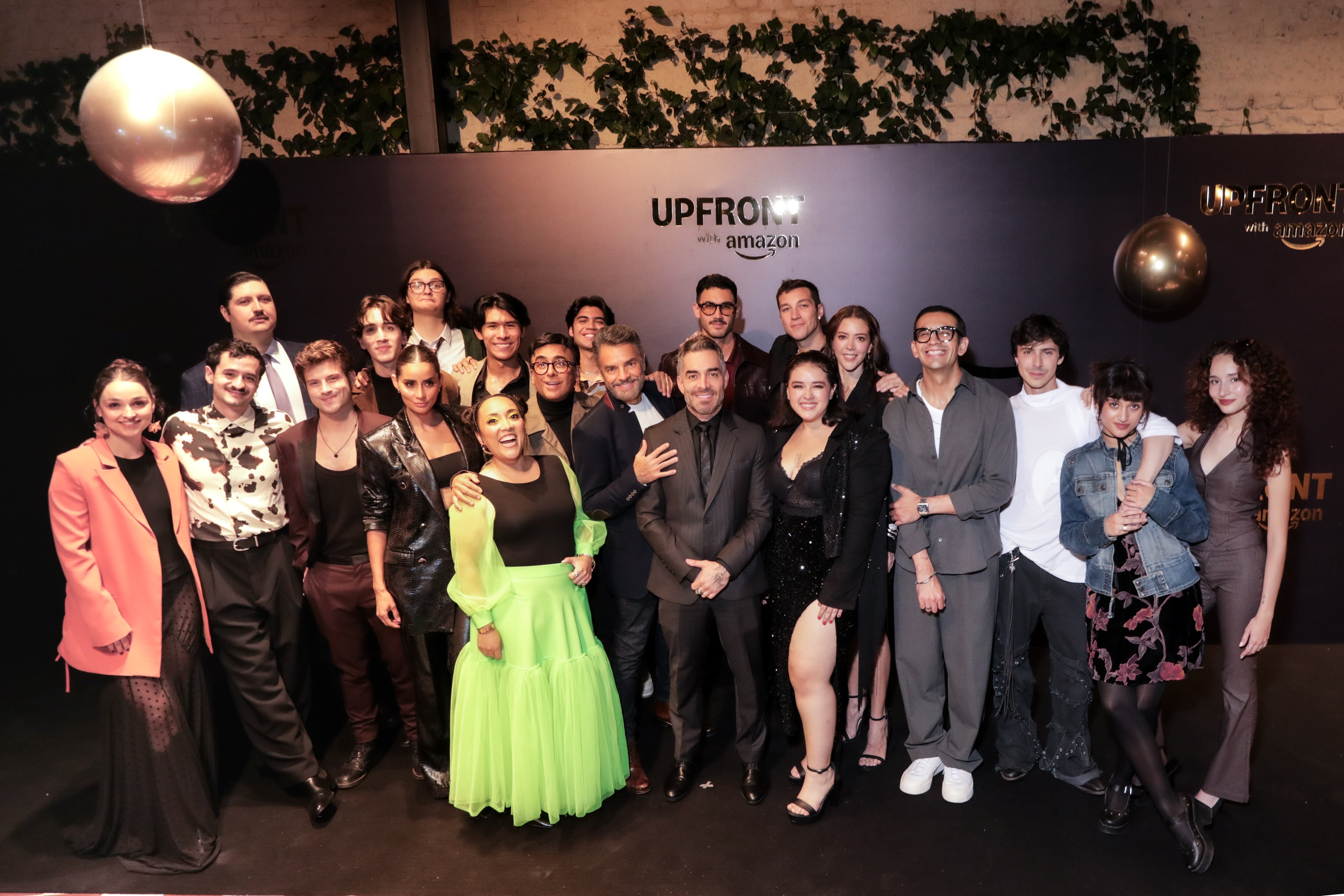 Más de una veintena de talento nacional estuvo presente en el primer Amazon Upfront México. (Cortesía)