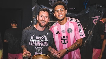 Honduras: Lionel Messi despidió a David Ruiz antes de su salida de Inter Miami y dejó un recuerdo inesperado