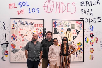 Figuras como el Che o del logo de Quilmes abordan en Madrid la huella del colonialismo