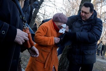 Una mujer rescatada de un