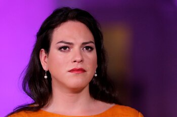 En la imagen, la actriz