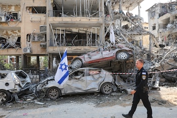 Un agente de policía israelí