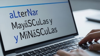 Qué significa mezclar minúsculas y mayúsculas al escribir, según la psicología