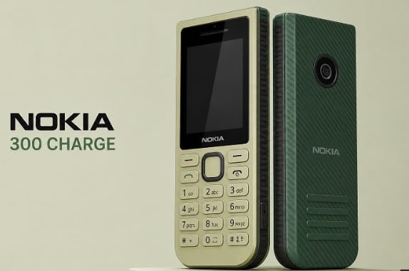 Nokia 300 Charge es la evolución del recordado Nokia 1100. (HMD)