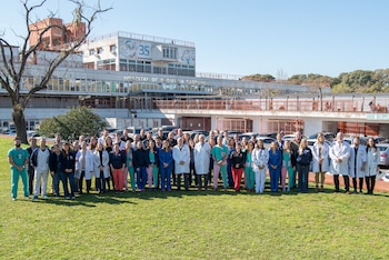 El equipo del Hospital Garrahan