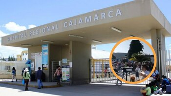 Escolar resultó con quemaduras al prender antorcha en evento deportivo en Cajamarca