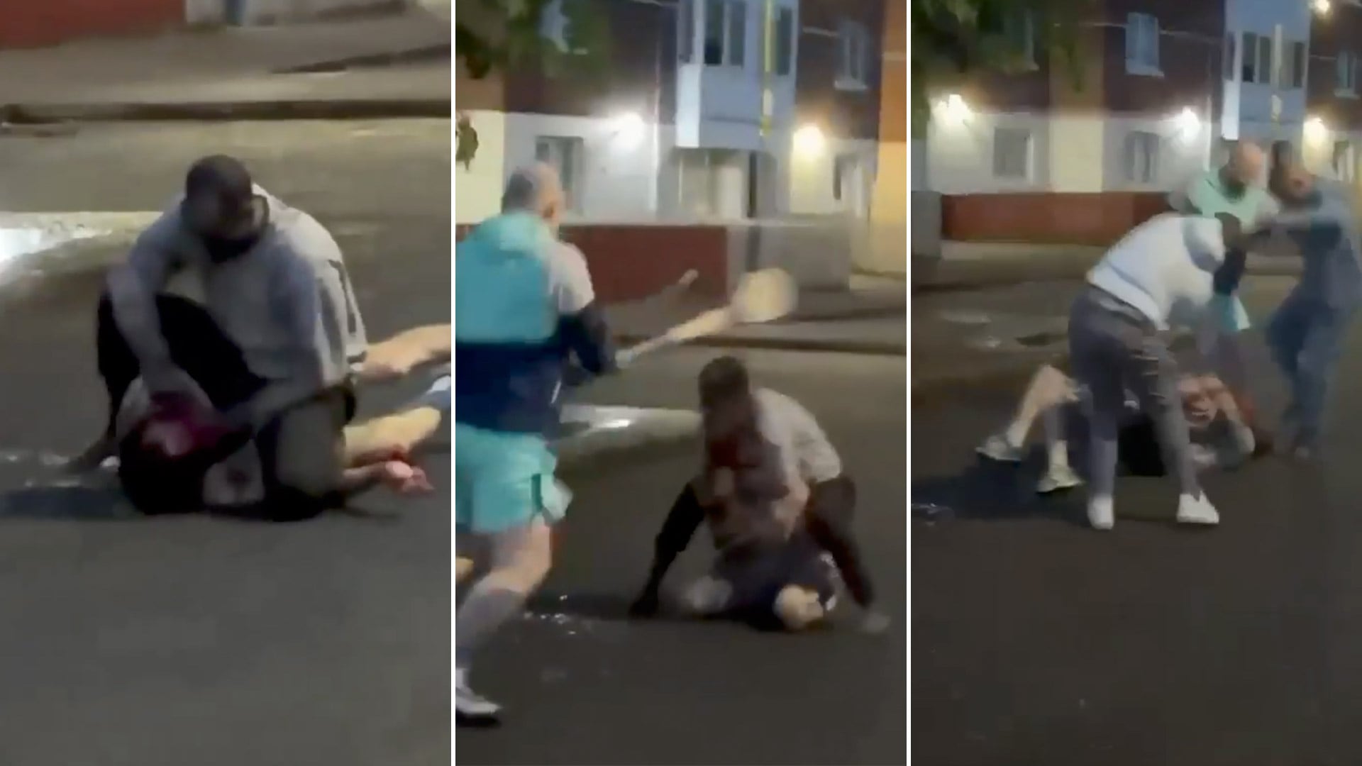 El ataque a cuchillazos contra Stephen Ogilvie, de 44 años, se grabó en video y se viralizó en redes sociales, multiplicando la tensión en Belfast (Captura de video)