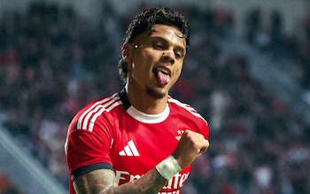 Richard Ríos celebrando su segundo