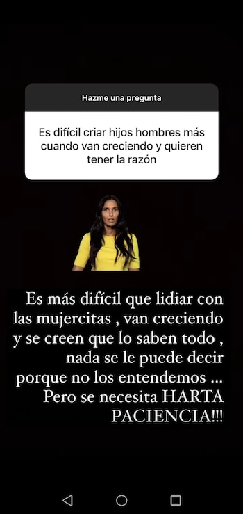 Melissa Klug se refirió a