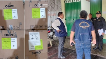 Ucayali: actas, cédulas, padrones y material de la ONPE fueron abandonados en empresa de transportes