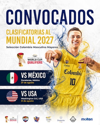 - crédito @colombiabasketball/Instagram