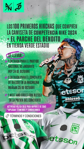 Los hinchas de Atlético Nacional