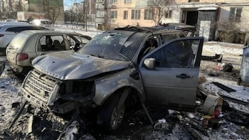 Un militar ucraniano resultó herido