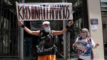 Un seguidor de Cristina Kirchner,