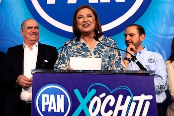 La precandidata a la presidencia