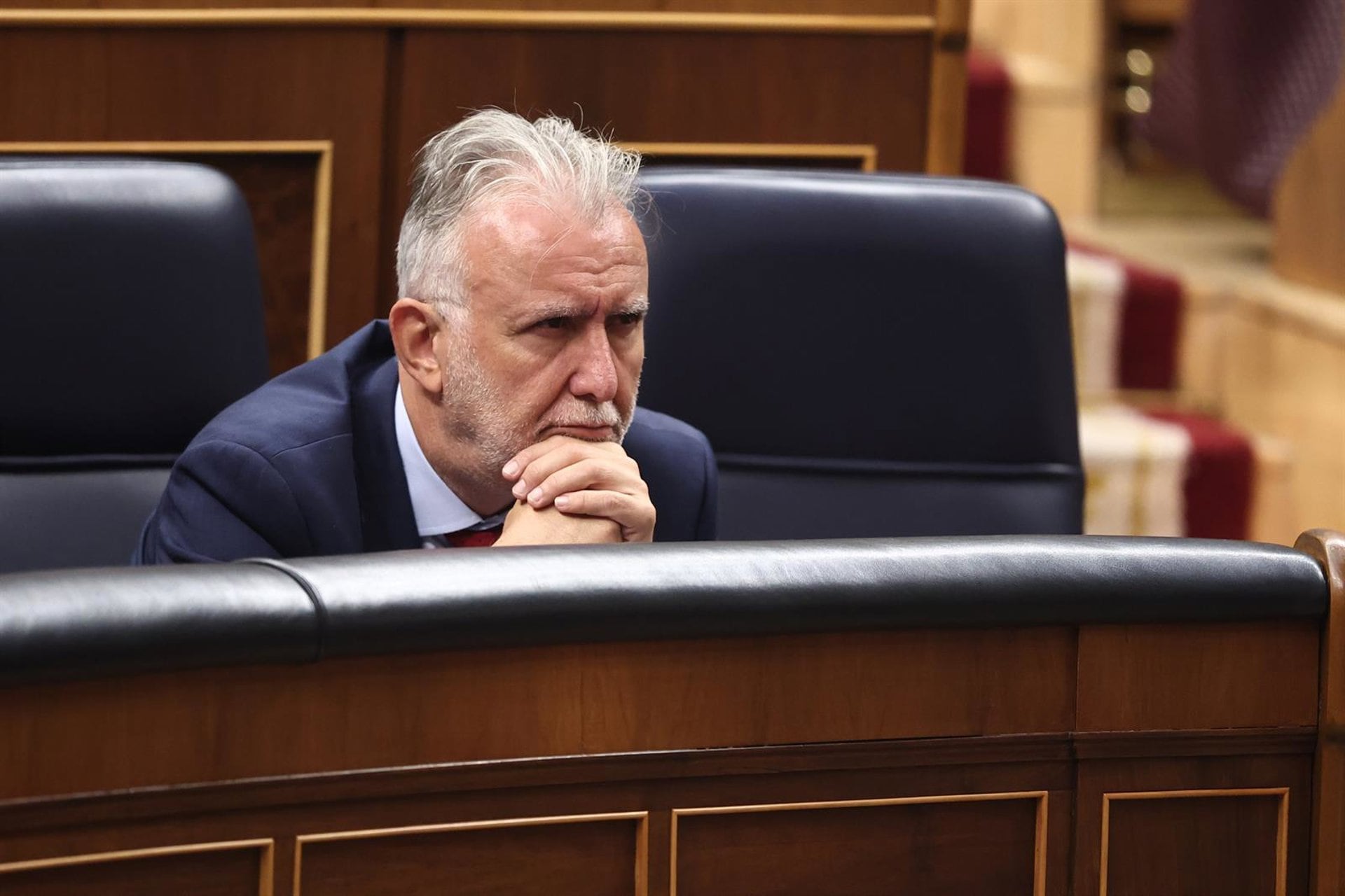 03/09/2026 El ministro de Política Territorial y Memoria Democrática, Ángel Víctor Torres, durante una sesión plenaria en el Congreso de los Diputados, a 3 de septiembre de 2026, en Madrid (España). Sánchez comparece este jueves ante el Pleno del Congreso para informar sobre la gestión del Ejecutivo en relación con los hechos ocurridos en Ceuta desde el pasado 30 de julio y sobre la situación que atraviesa la ciudad autónoma.
POLITICA
Eduardo Parra - Europa Press