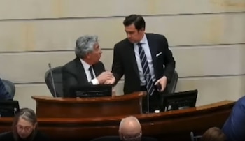 Rodrigo Lara se despidió de Enrique Gómez tras ser destituido como ministro del Interior
