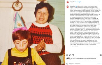 Lizy Tagliani le dedicó unas