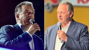 Yamandú Orsi y Álvaro Delgado,