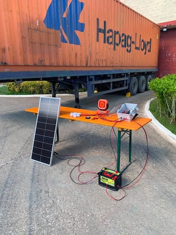 La empresa mixta BioCubaCafé y la FAO impulsan un programa que contempla la distribución total de 2.000 sistemas solares. (Foto cortesía redes sociales BioCaféCuba)