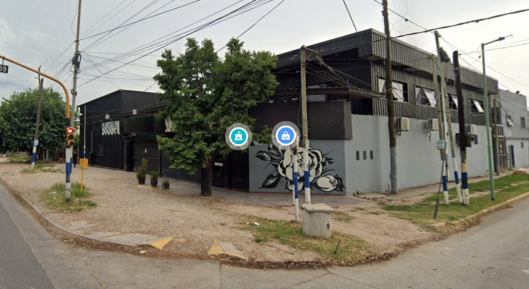 El salón Límite, ubicado en la intersección de las calles 122 y 58 de Berisso (Google Maps)