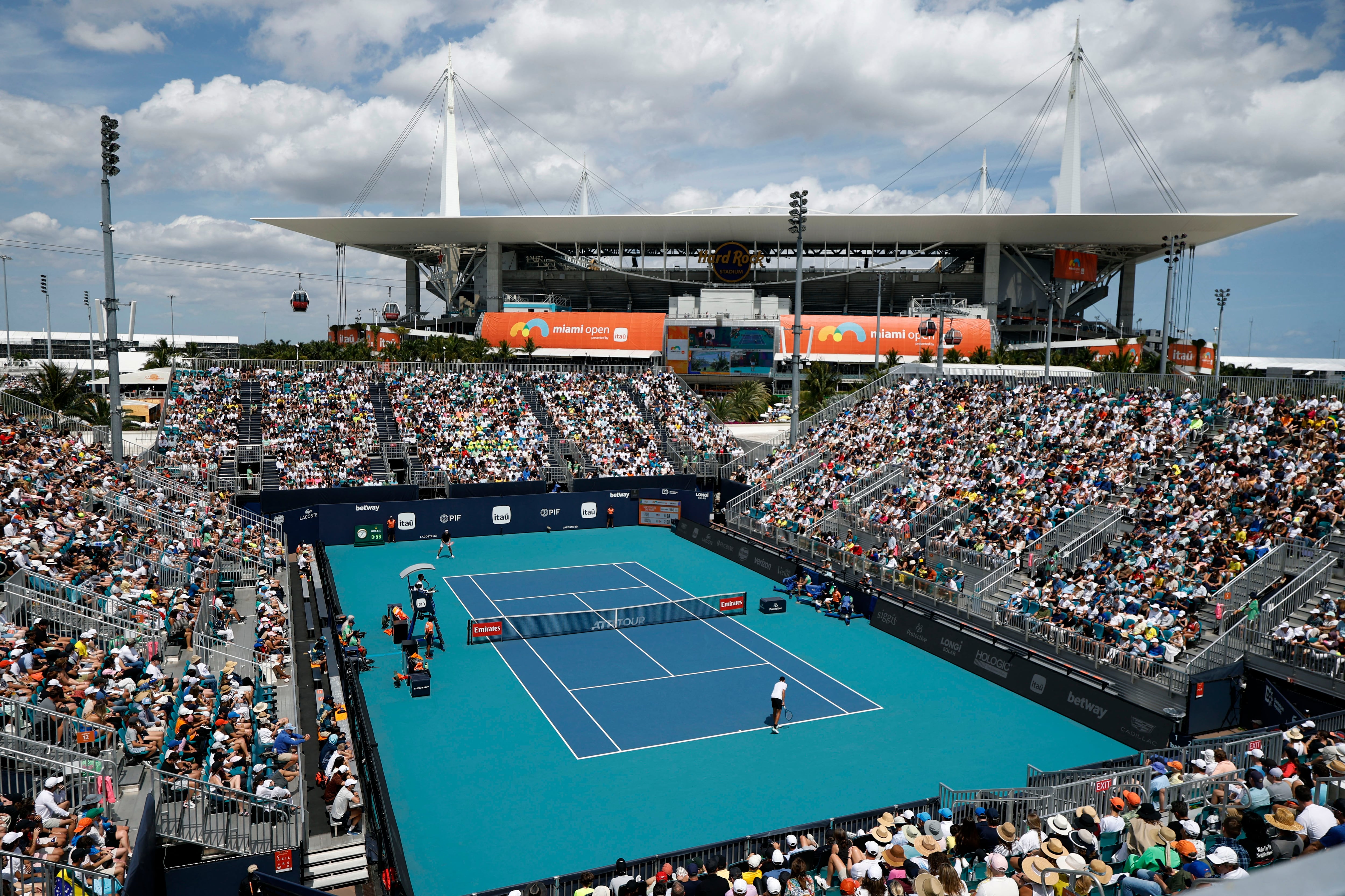 El Miami Open, una de las paradas top del tenis mundial (Fuente: Reuters)