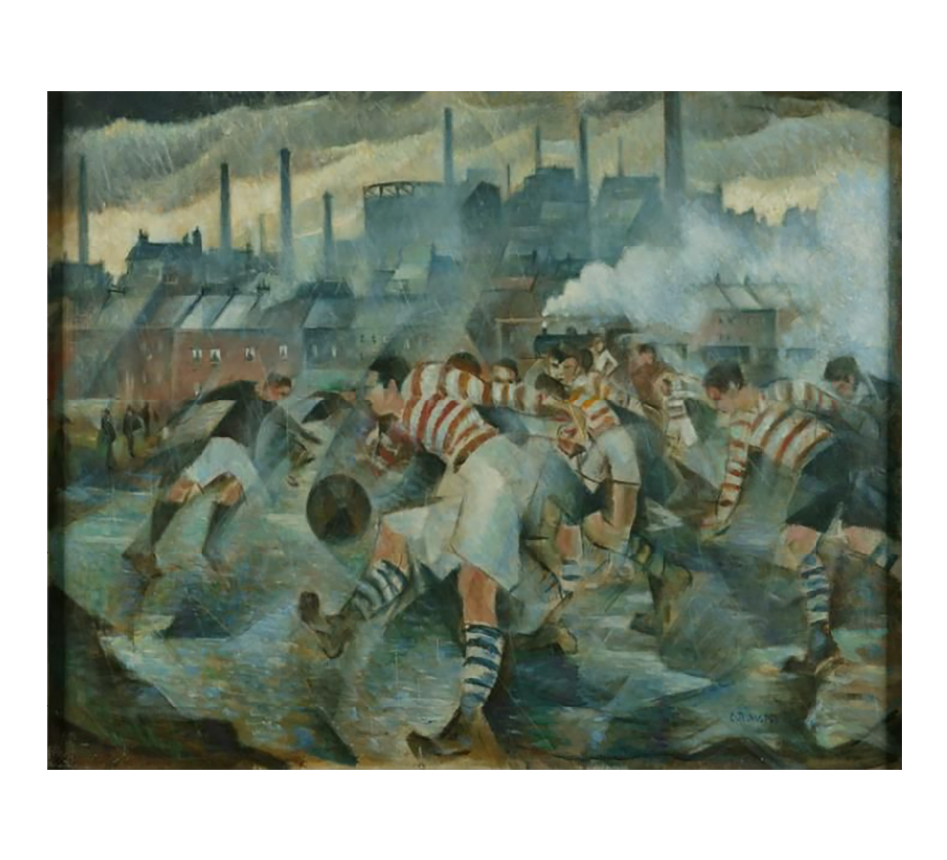 “Any Wintry Afternoon in England”, de Christopher Nevinson (Manchester Art Gallery)