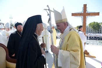El Papa Francisco dirige una