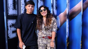 Gianinna con Benjamín en la