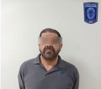 José Dolores O. V. fue detenido por agentes ministeriales en Ciudad Juárez tras presuntamente resistirse a una revisión. (Cortesía)