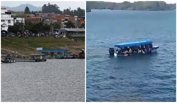 Lancha en Guatapé, Antioquia, se