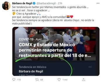 La intérprete de 33 años