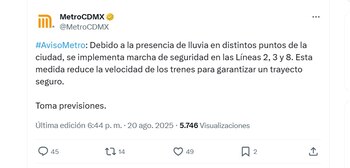 (X/ @MetroCDMX)